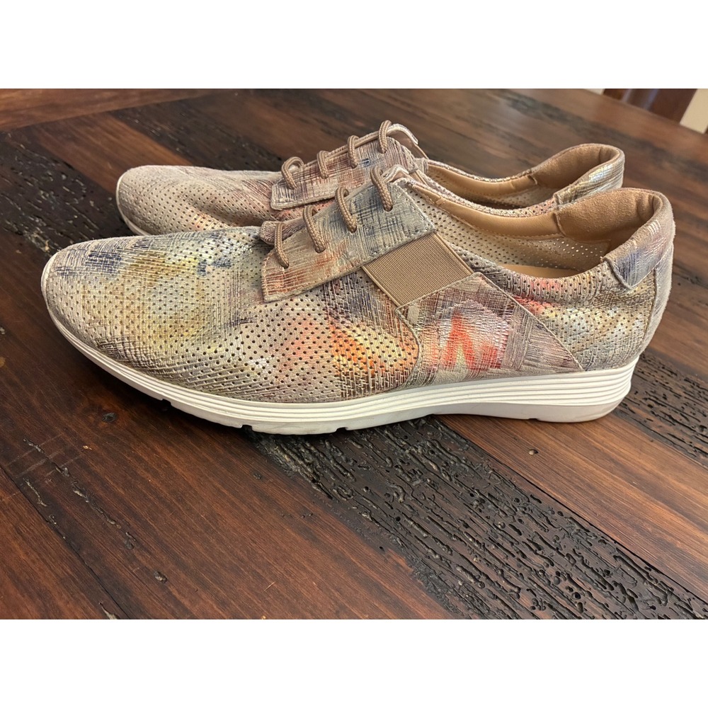 Sesto Meucci Sneakers Luxury Italian Perforated Leather Comfort Multi Color 9N